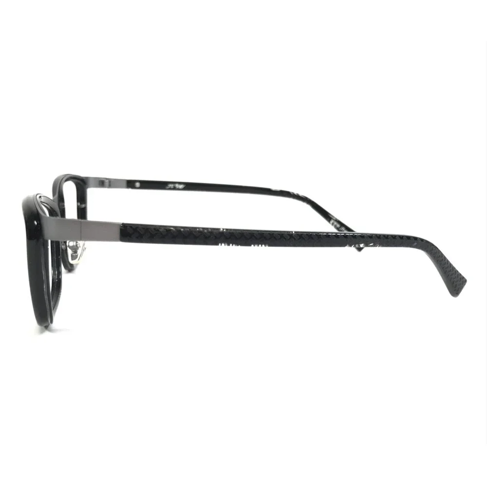 JF Rey Eyeglasses Frames JF2696 0210 Black Gray Gunmetal Rectangle 54-18-142